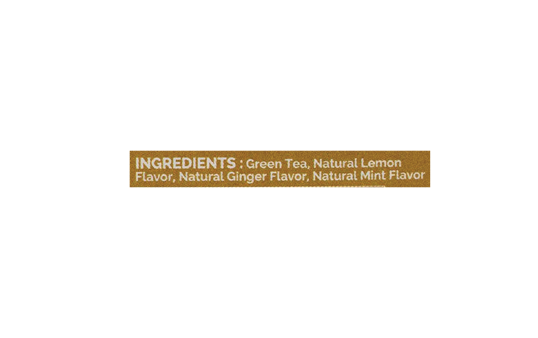 Only Leaf Lemon Ginger Mint Green Tea    Pack  27 pcs